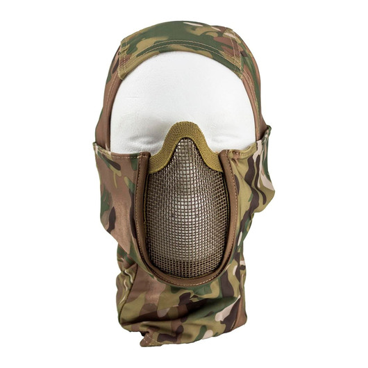 Masky drátěné-Cobra Stalker Balaclava Mesh Mask Multicam